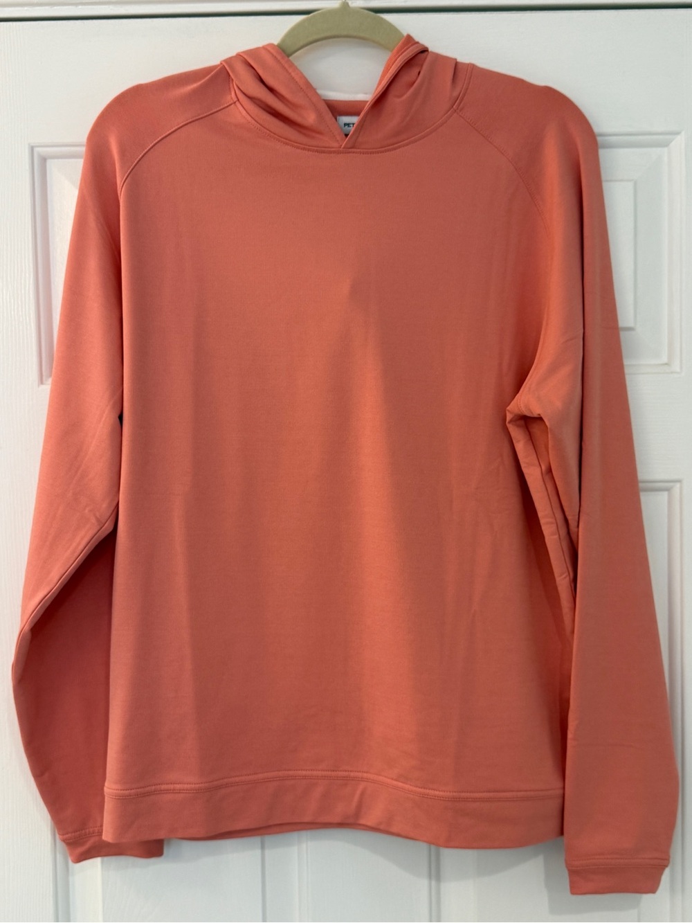 Peter Millar Men's Grapefruit Pine Performance Hoodie Medium